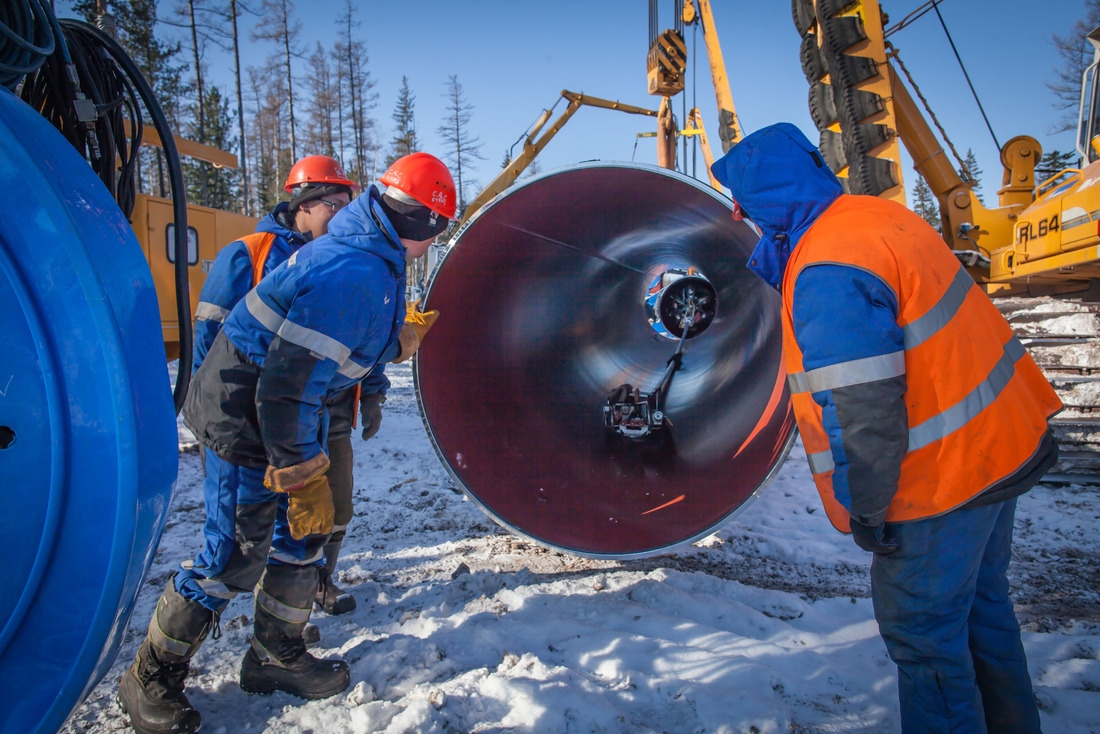 Cтроительство магистрального газопровода «Сила Сибири»