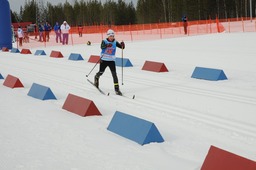 Алена Высокинская в лыжной гонке классическим стилем