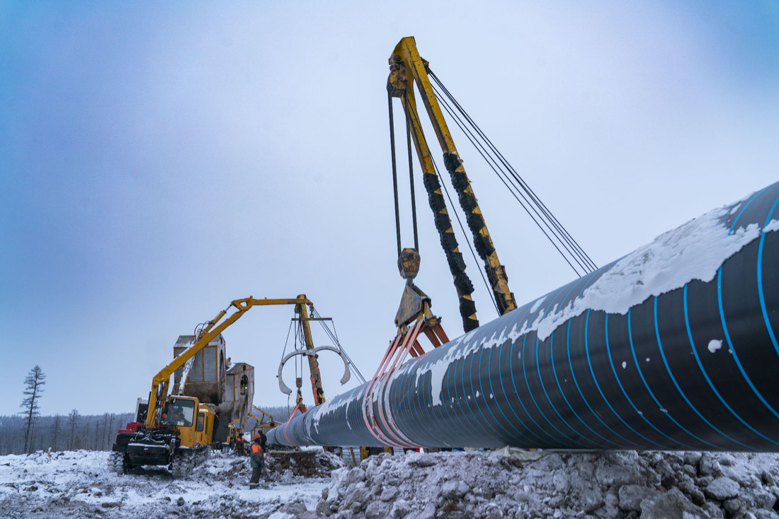 Продолжается строительство газопровода «Сила Сибири»