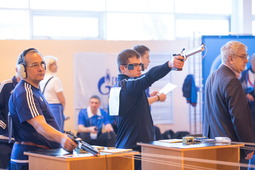 Пулевая стрельба, Макеев Андрей (Новгородское ЛПУМГ) во время соревнований