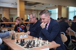Во время шахматного турнира в рамках Спартакиады Общества