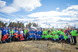 Сотрудники компаний Группы "Газпром" перед посадкой деревьев