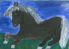 «Мой конь», автор Софья Ефимовская, 7 лет (Торжокское ЛПУМГ)