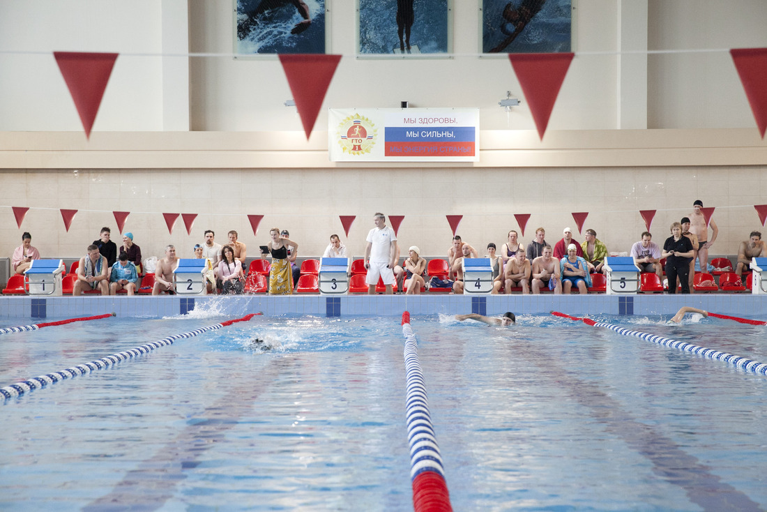 Соревнования по плаванию в рамках Спартакиады Общества