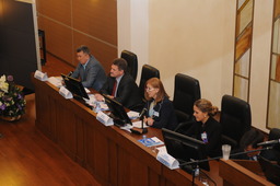 Слева направо: Виктор Сивоконь, Аркадий Круглов, Ольга Мармулева, Екатерина Максимова