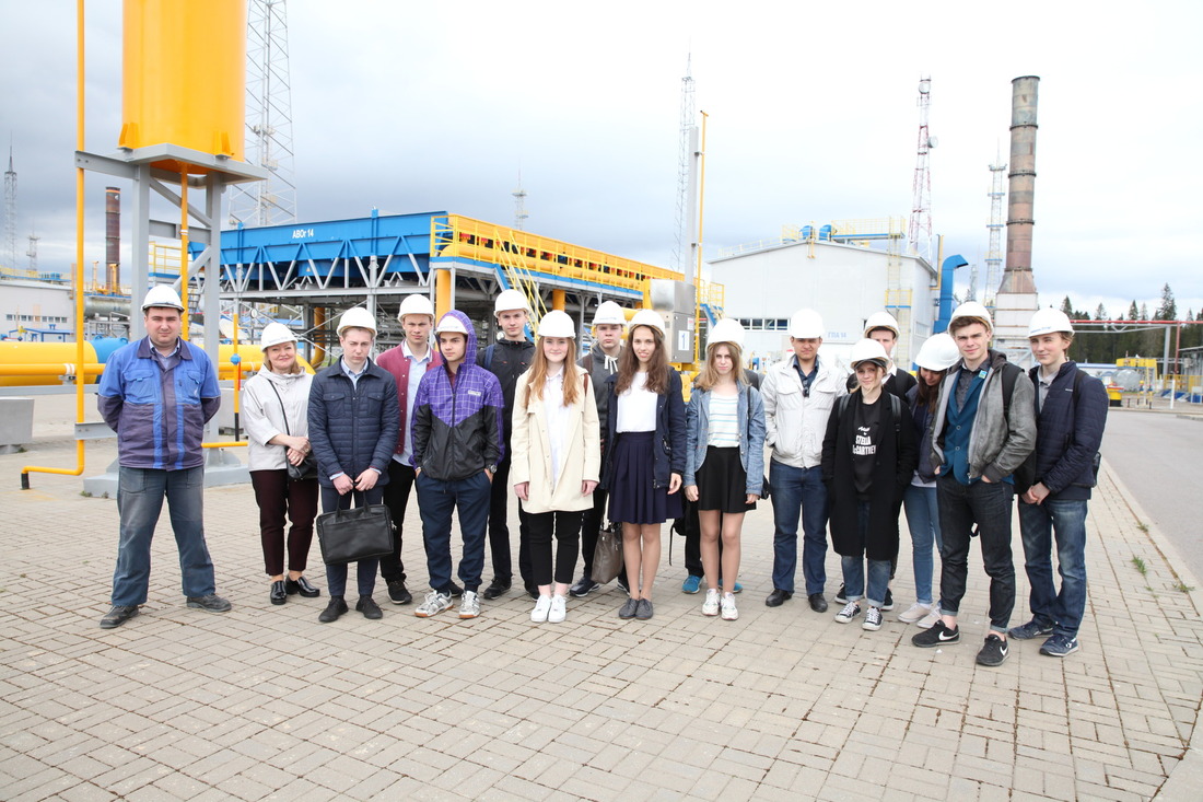 Учащиеся «Газпром-класса» на КС «Елизаветинская»