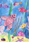 «Рыбки», автор Полина Матвеева, 10 лет (УМТСиК)
