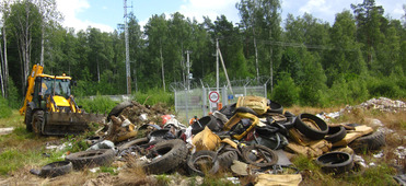 Несанкционированная свалка мусора