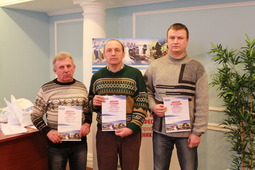 Финалисты конкурса (слева направо: Егоров Сергей, Борисов Андрей, Павлов Денис)