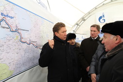 Слева — Алексей Миллер (Источник: сайт ОАО «Газпром»)